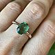 17.5 Кольцо с турмалином Параиба 2.38 ct. Кольца. Елена. Ярмарка Мастеров.  Фото №4