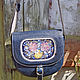 Handbags painted 'Lennie flowers'. Classic Bag. bag_fevra (Fevra). Online shopping on My Livemaster.  Фото №2