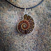 Украшения handmade. Livemaster - original item Ammonite in silver. Handmade.