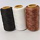 Materials for working with leather: woven thread, cord, Leather Materials, Podolsk,  Фото №1