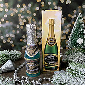 Косметика ручной работы handmade. Livemaster - original item New Year`s soap volumetric Champagne in a box. Handmade.