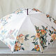 Hand-painted umbrella 'Flowers and Birds'. Umbrellas. UmbrellaFineArt. My Livemaster. Фото №4