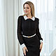 Dress 'Svetlana' black. Dresses. Designer clothing Olesya Masyutina. My Livemaster. Фото №4