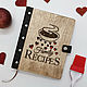 Wooden notebook for writing down recipes, Recipe books, Krasnodar,  Фото №1