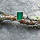 Кольцо с зеленым ониксом "Фантазийное". Кольца. Vadjra-jewelry. Интернет-магазин Ярмарка Мастеров.  Фото №2
