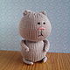 Кот обжора. Мягкие игрушки. Игрушки от Танюшки (igrushki-ot-T). Интернет-магазин Ярмарка Мастеров.  Фото №2