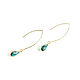 Order Light green earrings 'Emerald' long earrings as a gift. Irina Moro. Livemaster. . Earrings Фото №3