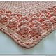 Mat rug, crocheted of polyester cord Pink bumps. Carpets. knitted handmade rugs (kovrik-makrame). My Livemaster. Фото №5