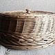 Cake pan / bread basket woven from willow vine. The bins. Elena Shitova - basket weaving. My Livemaster. Фото №4