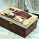 Welcome Box solid wood decoupage. Box. Studio Villa-Oliva. Online shopping on My Livemaster.  Фото №2