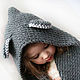 Knitted hood-scarf 'Mouse'. Hoods. Knitting for kids and moms. Online shopping on My Livemaster.  Фото №2
