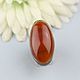 Order Ring with carnelian. Silver. Author Jewelry from natural stones. Livemaster. . Rings Фото №3