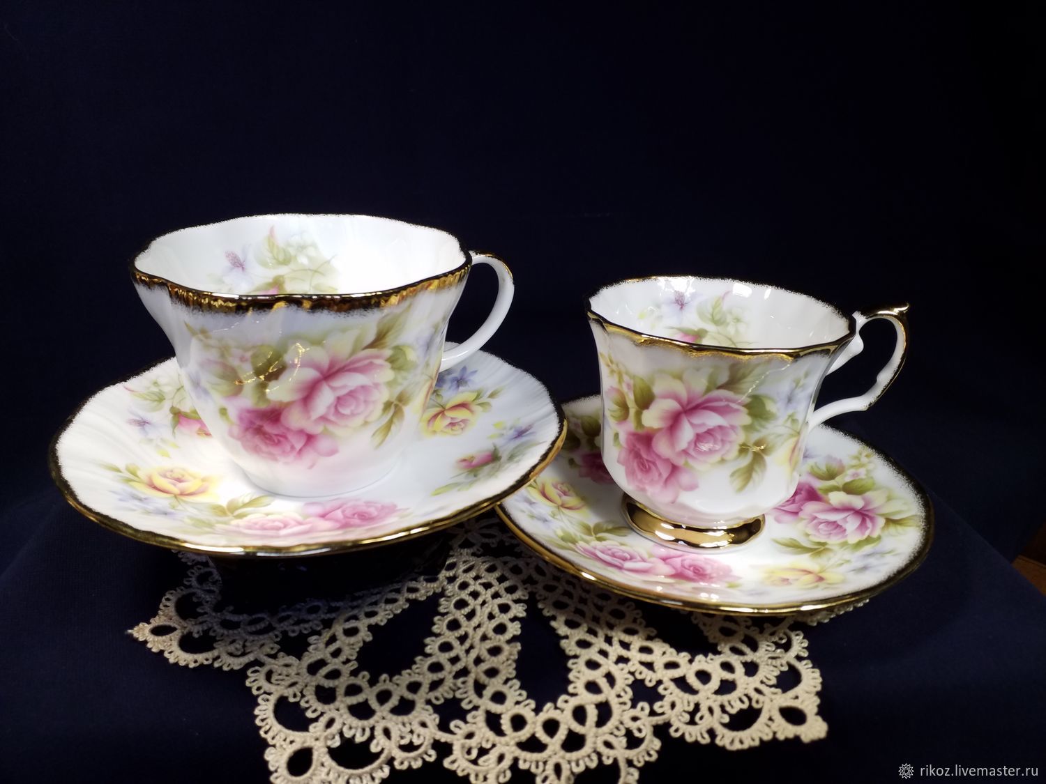 чайная пара ретро. чайная пара винтаж. чайная пара лимож антик. чайная пара royal albert. фабрик гарднер чайная пара.