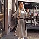  Платье с дл рукавом с лампасом в клетку, Платья, Москва,  Фото №1