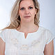  Белая блузка лен | белая кофточка лен, Блузки, Пучеж,  Фото №1