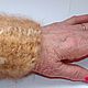 Order Wristband art.No. .№137n of dog hair on your wrist . Livedogsnitka (MasterPr). Livemaster. . Gloves Фото №3