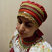 Русский стиль handmade. Livemaster - original item Headdress 