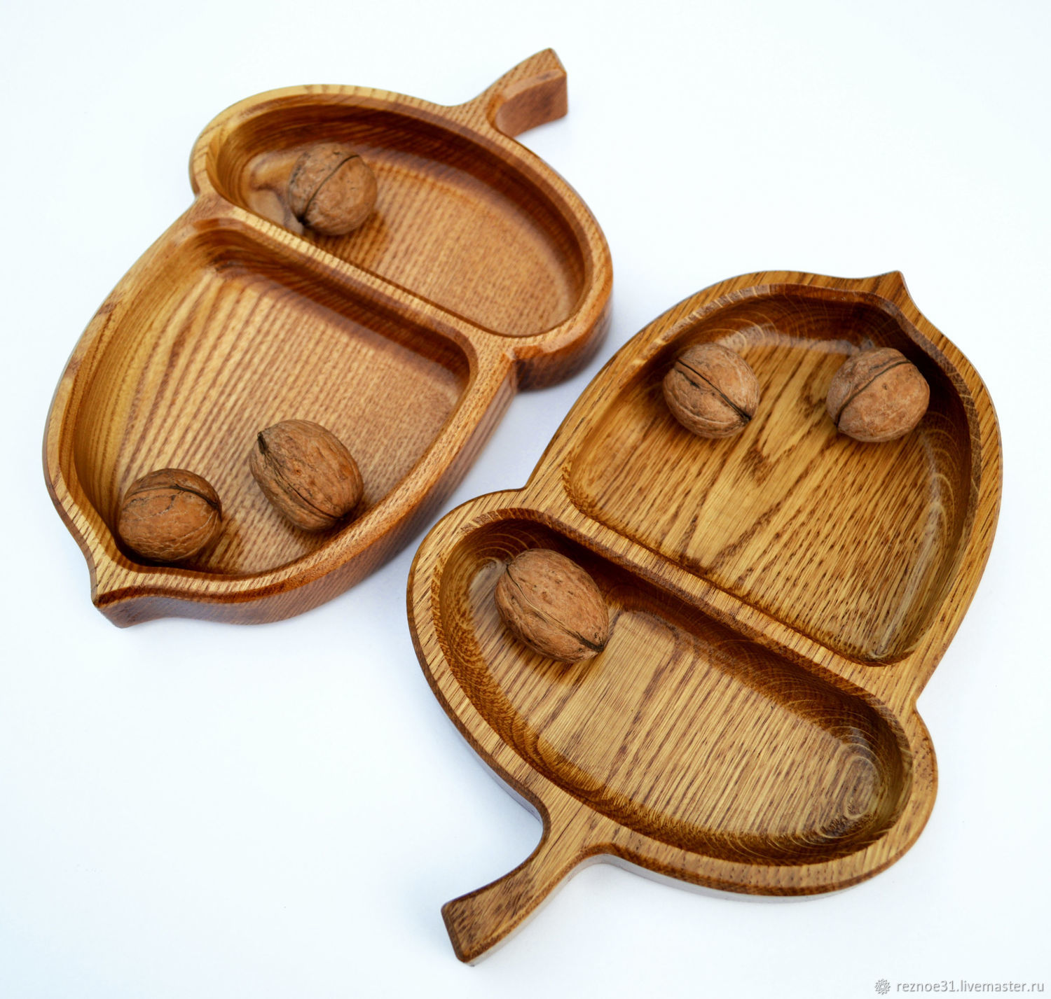 Деревянная тарелка Желудь – заказать на Ярмарке Мастеров – G9D2FRU .