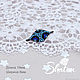 Заказать КР26 Коннектор с синими камнями. Корейская фурнитура. Shatonshop. Ярмарка Мастеров. . Коннекторы Фото №3