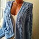 Order Handmade cardigan 'Katerina'. hand knitting from Galina Akhmedova. Livemaster. . Cardigans Фото №3