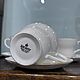 Tea pair, white, Duchess, England, 1980s (6960). Vintage mugs. antikvar72 (antikvar72). Online shopping on My Livemaster.  Фото №2