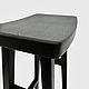 Черный барный стул из ясеня. Стулья. BlackWood I KUZNETSOV FURNITURE. Ярмарка Мастеров.  Фото №4