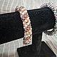 Браслет -жгут из жемчуга майорка. Браслет плетеный. GMjewelry. Ярмарка Мастеров.  Фото №4