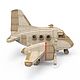 Деревянная игрушка Самолет McDonnell Douglas DC 3 Арт. ДЛ-312. Техника и роботы. Детская логика. Ярмарка Мастеров.  Фото №4