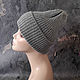 Woolen hat, Merino wool beanie, knitted hat. Caps. YuliaCrochet. Online shopping on My Livemaster.  Фото №2