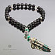 rosary bracelet onyx 33 stones 10 mm. Rosary bracelet. malajemma. My Livemaster. Фото №5