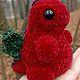 Вязаный динозаврик с крылышками. Амигуруми куклы и игрушки. Ольга (olka258). Интернет-магазин Ярмарка Мастеров.  Фото №2