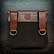 Waist bag leather mod B-53 buttero chestnut. Waist Bag. Labour. Online shopping on My Livemaster.  Фото №2