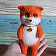 Лис Зеленоглазый игрушка из шерсти. Войлочная игрушка. ToysMari (handmademari). Ярмарка Мастеров.  Фото №4