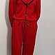 Mono deportivo mujer,, Escarlata'.Sastrería en línea, Tracksuits, Klin,  Фото №1