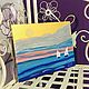 Painting landscape sailboats on the water with a mini easel 'Waiting' 20h15 cm. Pictures. Larisa Shemyakina Chuvstvo pozitiva (chuvstvo-pozitiva). Ярмарка Мастеров.  Фото №5