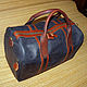 Leather bag 'BIG LUGGAGE'. Travel bag. NETABUKVA. My Livemaster. Фото №6