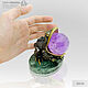 Figurine Feng Shui: A money toad amulet with a ball of quartz, demantoid. Feng Shui Figurine. Miner premium - Ltd Moscow (mineralpremium). My Livemaster. Фото №6
