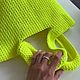 Вязаный шоппер. Сумка-шоппер. Buton_Home_Decor. Интернет-магазин Ярмарка Мастеров.  Фото №2