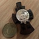 Крест нательный с иконой "Спас Нерукотворный" №012-1, Подвеска, Кострома,  Фото №1