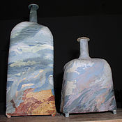 Для дома и интерьера handmade. Livemaster - original item Vases: Autumn.Faience.. Handmade.