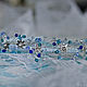 Ободок "Зимние цветы" голубой, синий. Headband. Eni-e. Online shopping on My Livemaster.  Фото №2