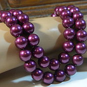Материалы для творчества handmade. Livemaster - original item 12 mm Majorcan pearl color. purple. pcs. Handmade.