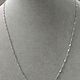 Серебряная цепочка, плетение "Сингапур", 55 см. Цепочка. Ksenia-jewelry-. Ярмарка Мастеров.  Фото №4