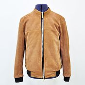 Мужская одежда handmade. Livemaster - original item Men`s jacket, made of natural selected suede, to order!. Handmade.
