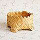 Basket of bread from birch bark wicker. The candy bowl plate. Ware in the Russian style. BirchStyle. My Livemaster. Фото №4
