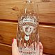 Заказать Эксклюзивная хрустальная пивная кружка с персонализацией. GLASS-DECO. Ярмарка Мастеров. . Кружки и чашки Фото №3