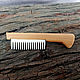 Mustache comb 'Colonel's Musket'. Combs2. Bone and Stone, Runes and Amulets. My Livemaster. Фото №4