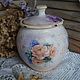 'Gentle roses'-Ceramic pot for food. Jars. Hundred centuries. Online shopping on My Livemaster.  Фото №2
