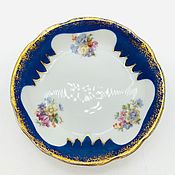 Винтаж: Антикварная фарфоровая тарелка Limoges