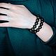 Bracelet made of jet 'Roundels'. Bead bracelet. Gagatshop. Online shopping on My Livemaster.  Фото №2